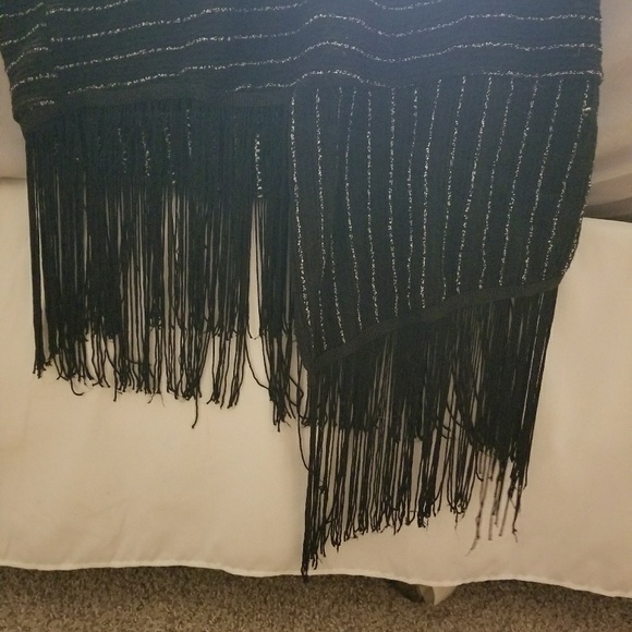 Zara black fringe dress - Picture 4 of 4